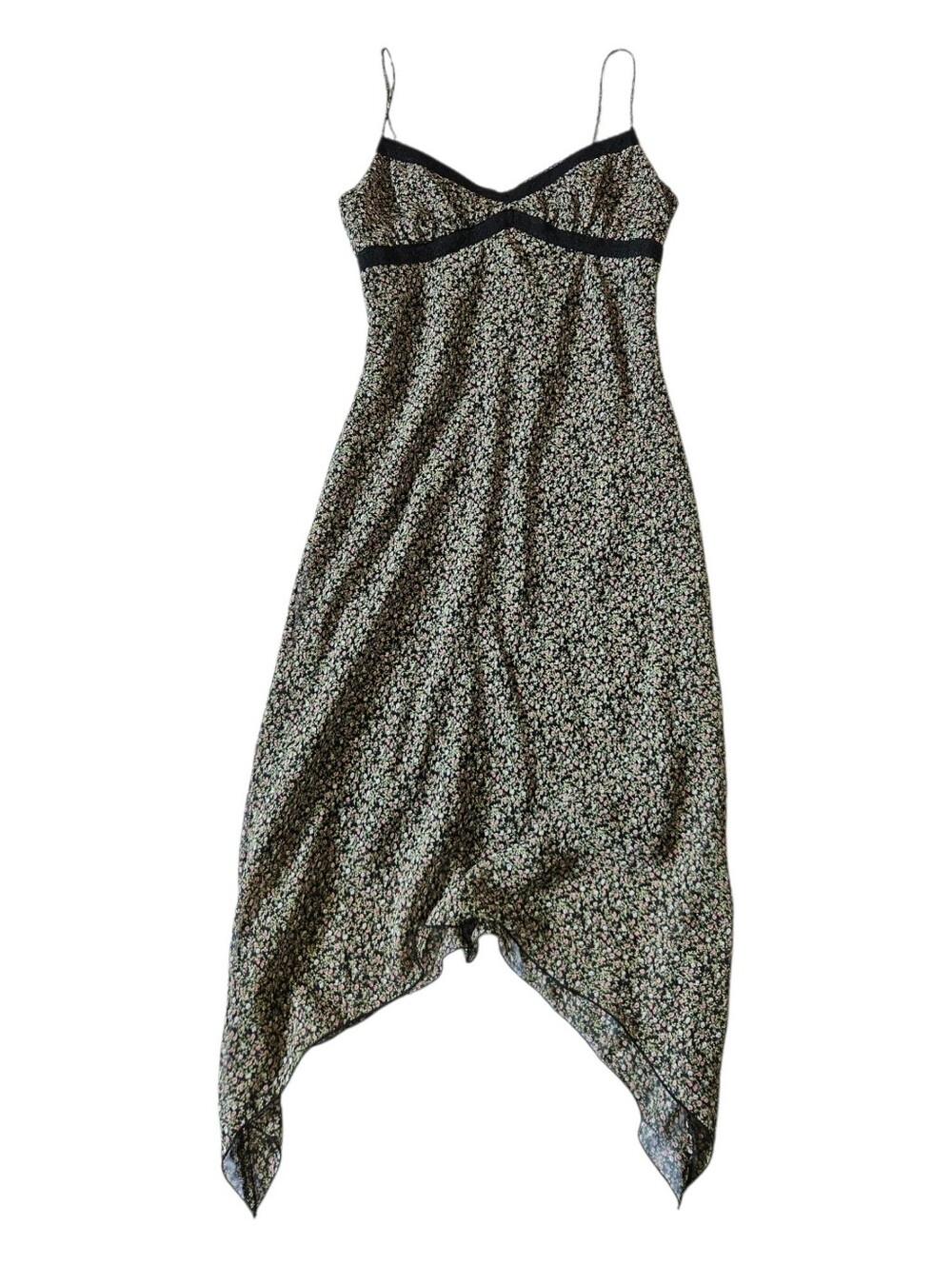 Suzy Shier Floral Spaghetti Strap Dress